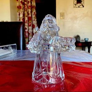 Crystal Santa clause figure